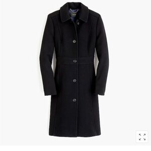 J. Crew Italian Double Cloth Wool- Women's Lady Day Coat Thinsulate size 4p
